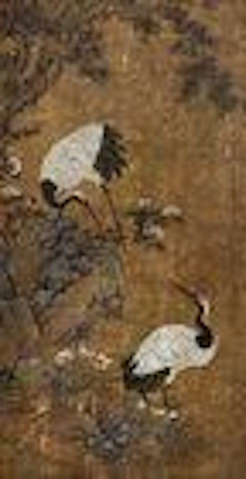 Cranes and Pine by Shen Quan