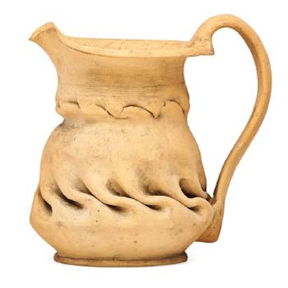 Pitcher with In-body Twists by George E. Ohr