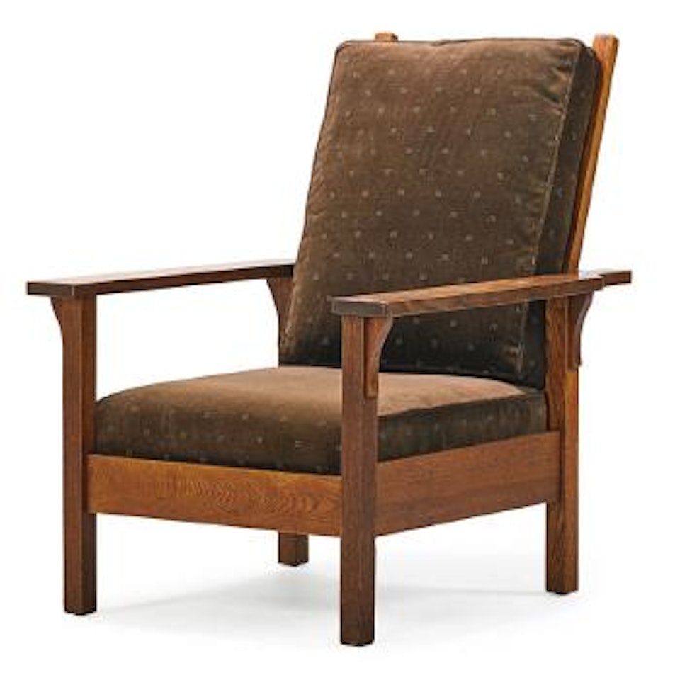 Open-arm Morris Chair by Gustav Stickley