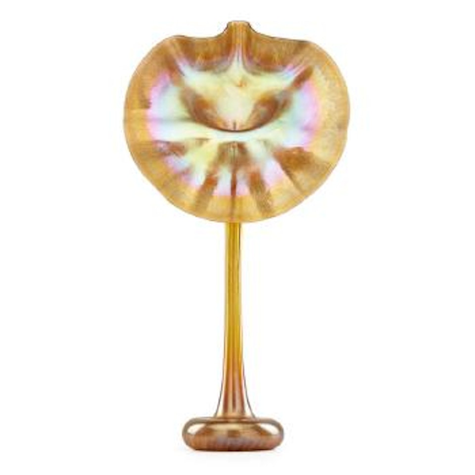 Large Jack-in-the-pulpit Vase by Tiffany Studios