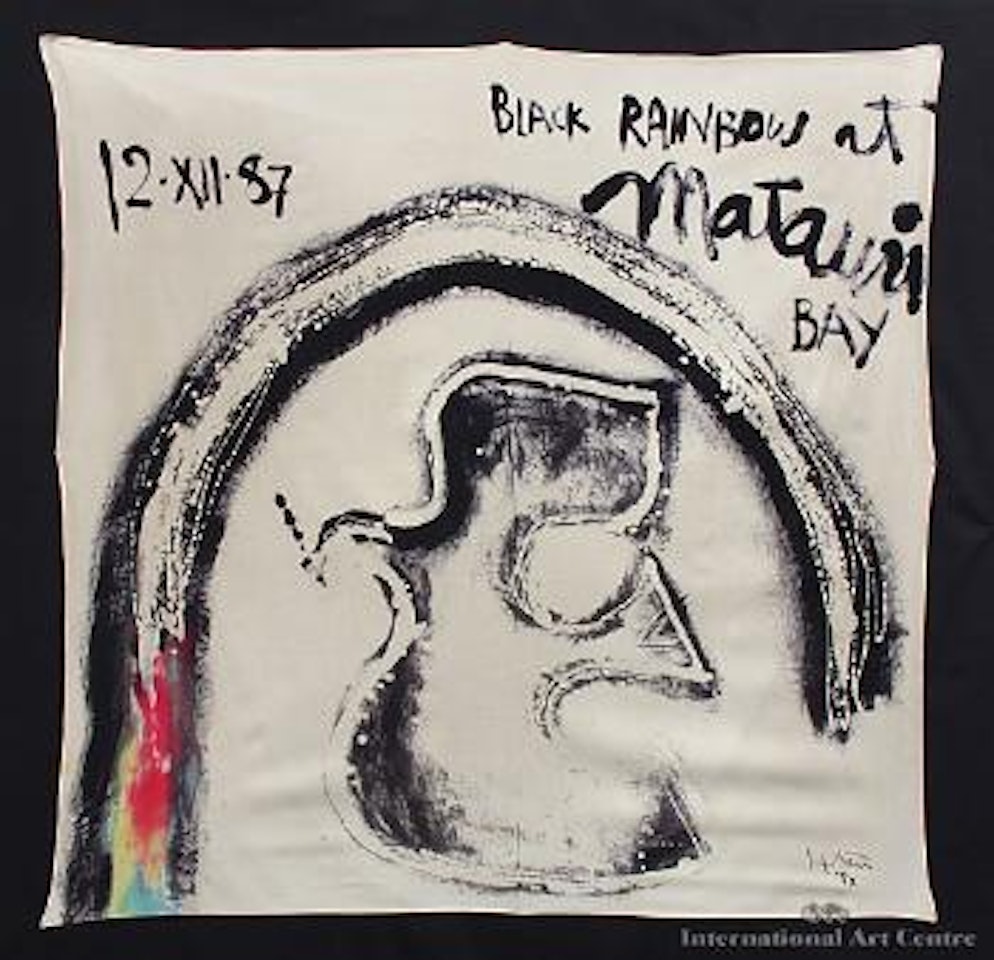 12-XII-87 Black rainbow at Matauri Bay by Ralph Hotere