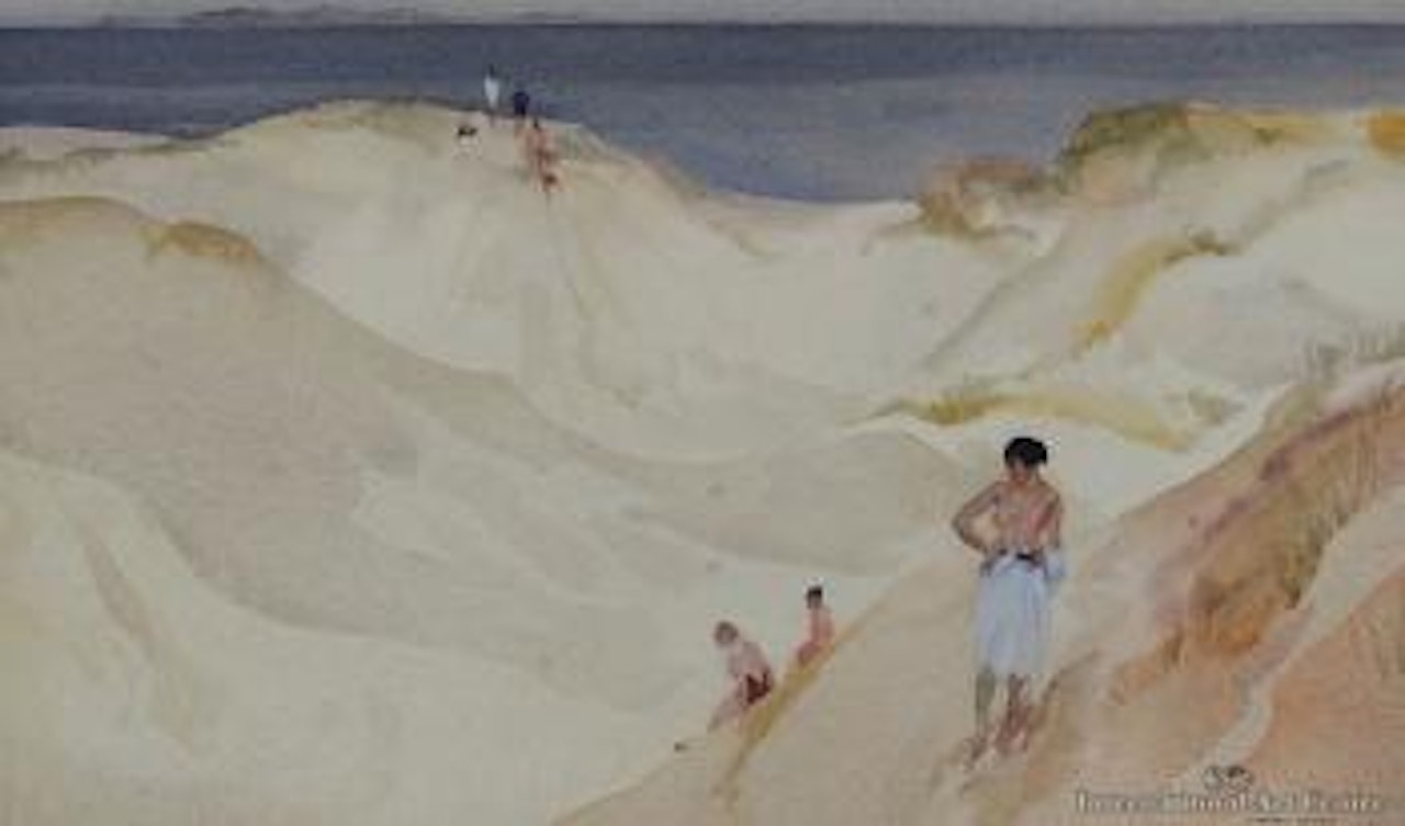 Girls in the dunes by William Russell Flint