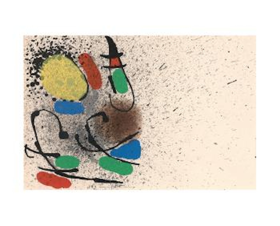 Frontispiece pour 'Errantes Graminées' de Pierre Toreilles by Joan Miró
