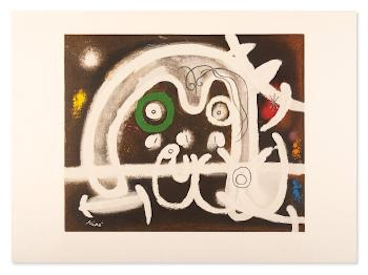 Personnage et Oiseau by Joan Miró