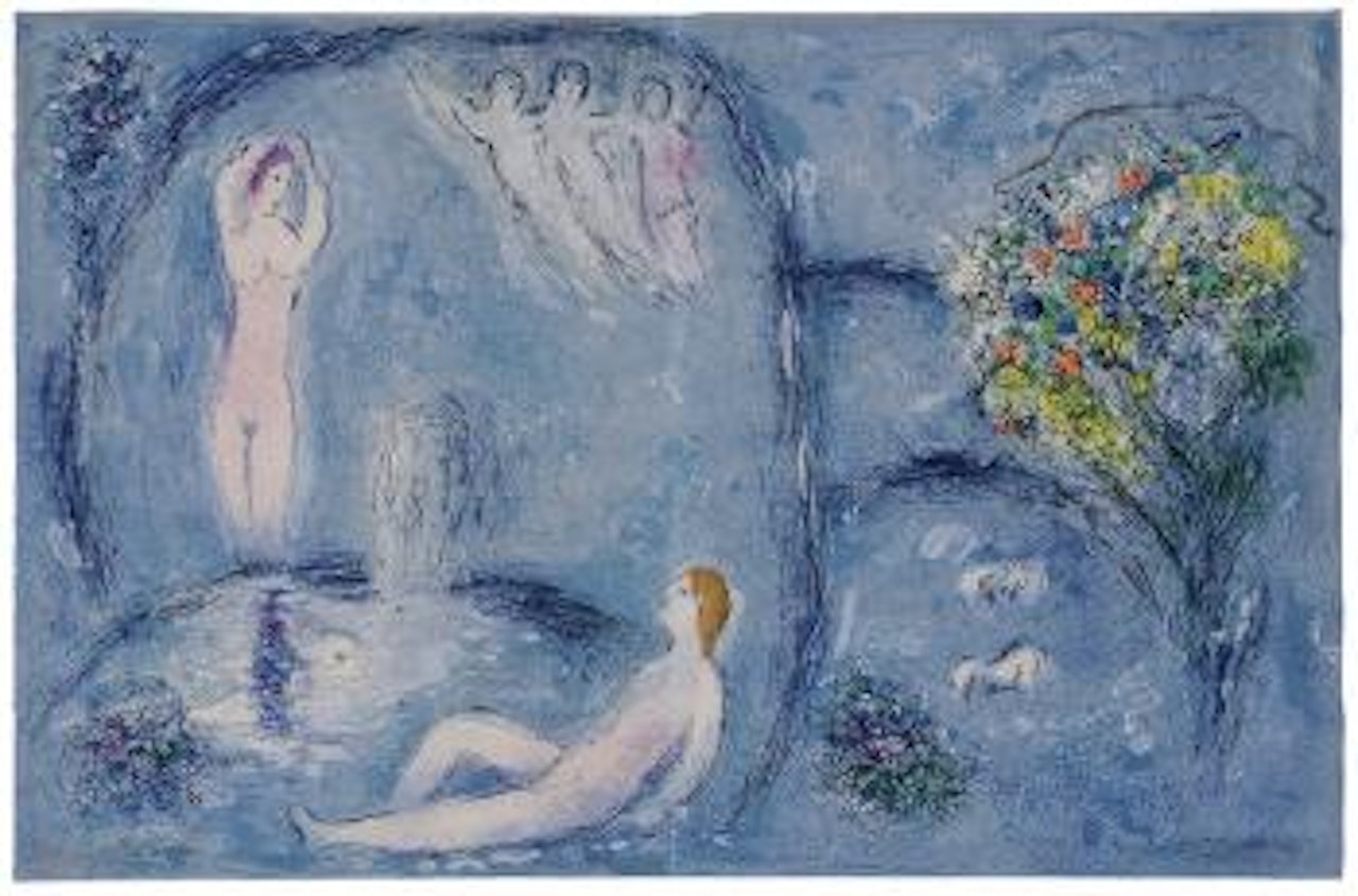 La Caverne de Nymphes by Marc Chagall