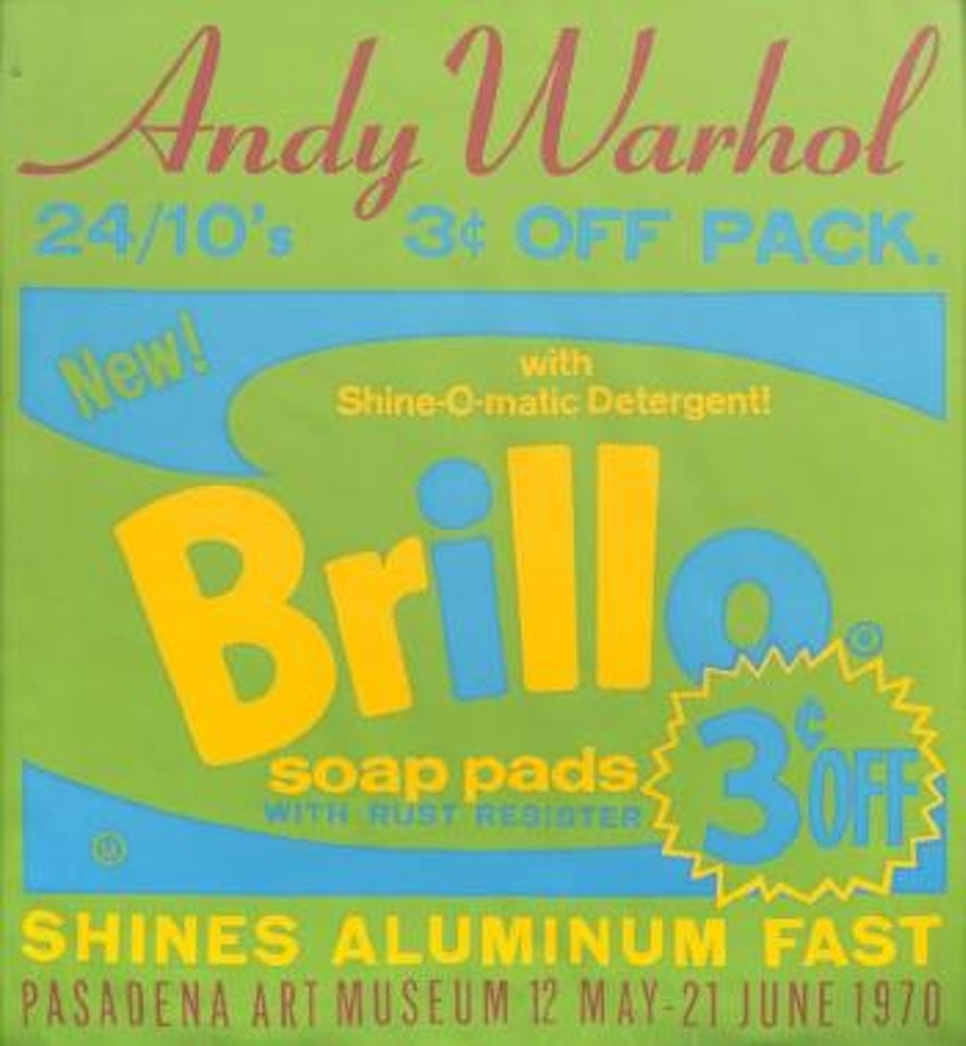 Brillo soap pads - Pasadena Art Museum by Andy Warhol