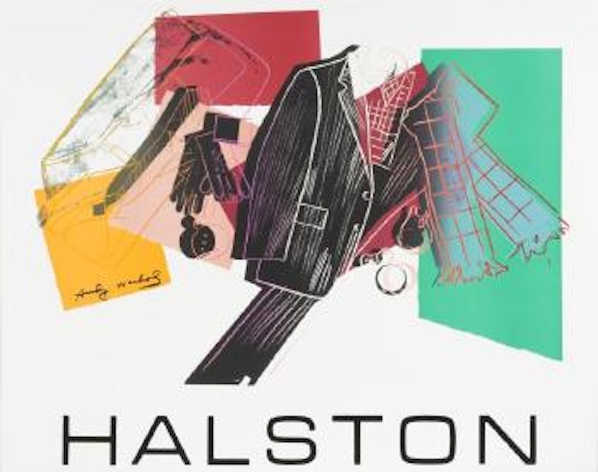 Halston advertising campaign (men's accessories) & (women accessories) by Andy Warhol