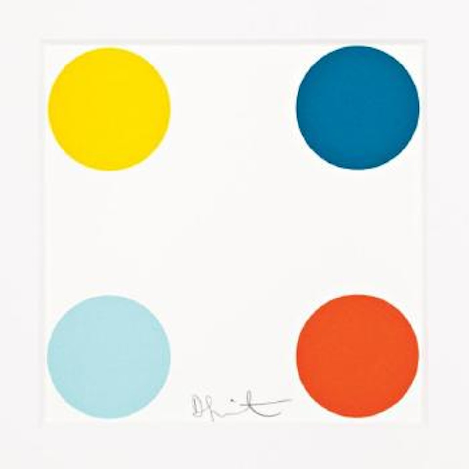Phenyl salicylate by Damien Hirst