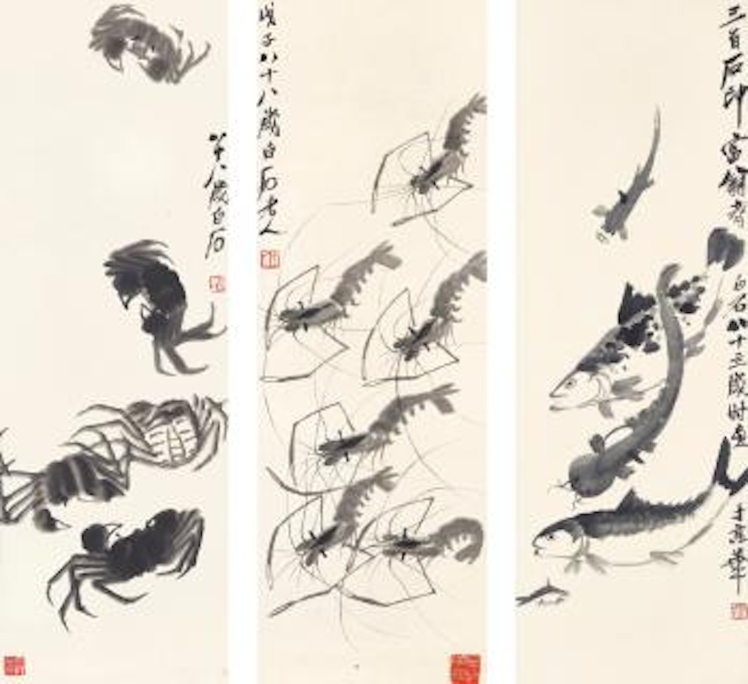 Fish, Shrimps, and Crabs by Qi Baishi
