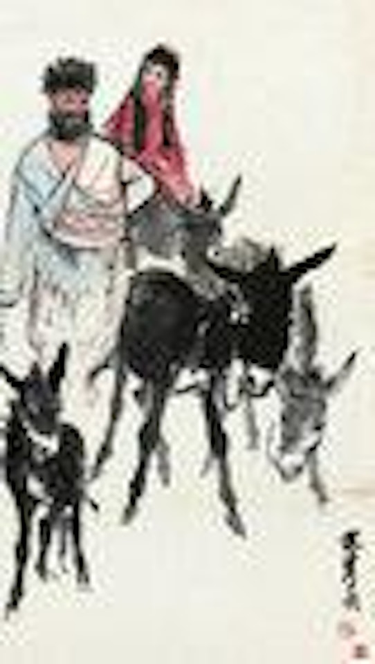 Driving Mules by Huang Zhou