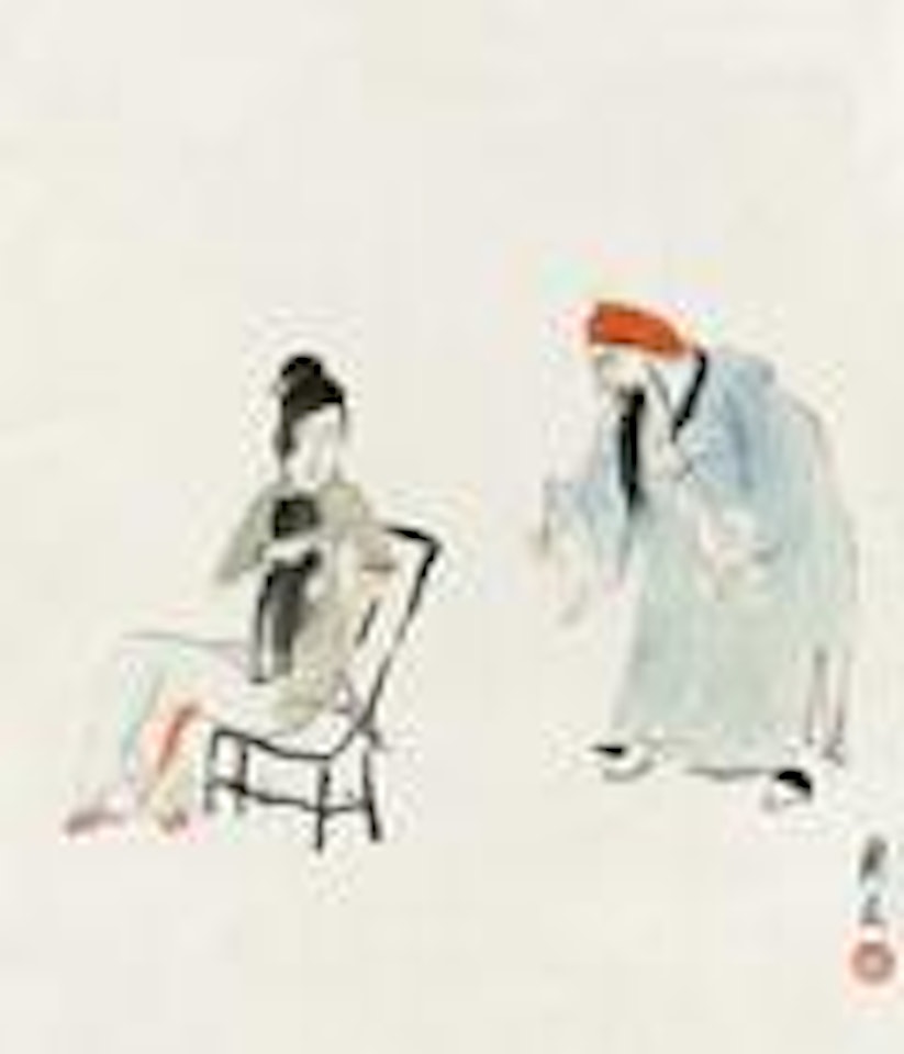 Opera figures by Guan Liang