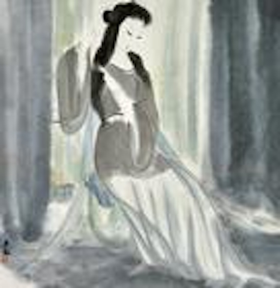 A lady by Lin Fengmian