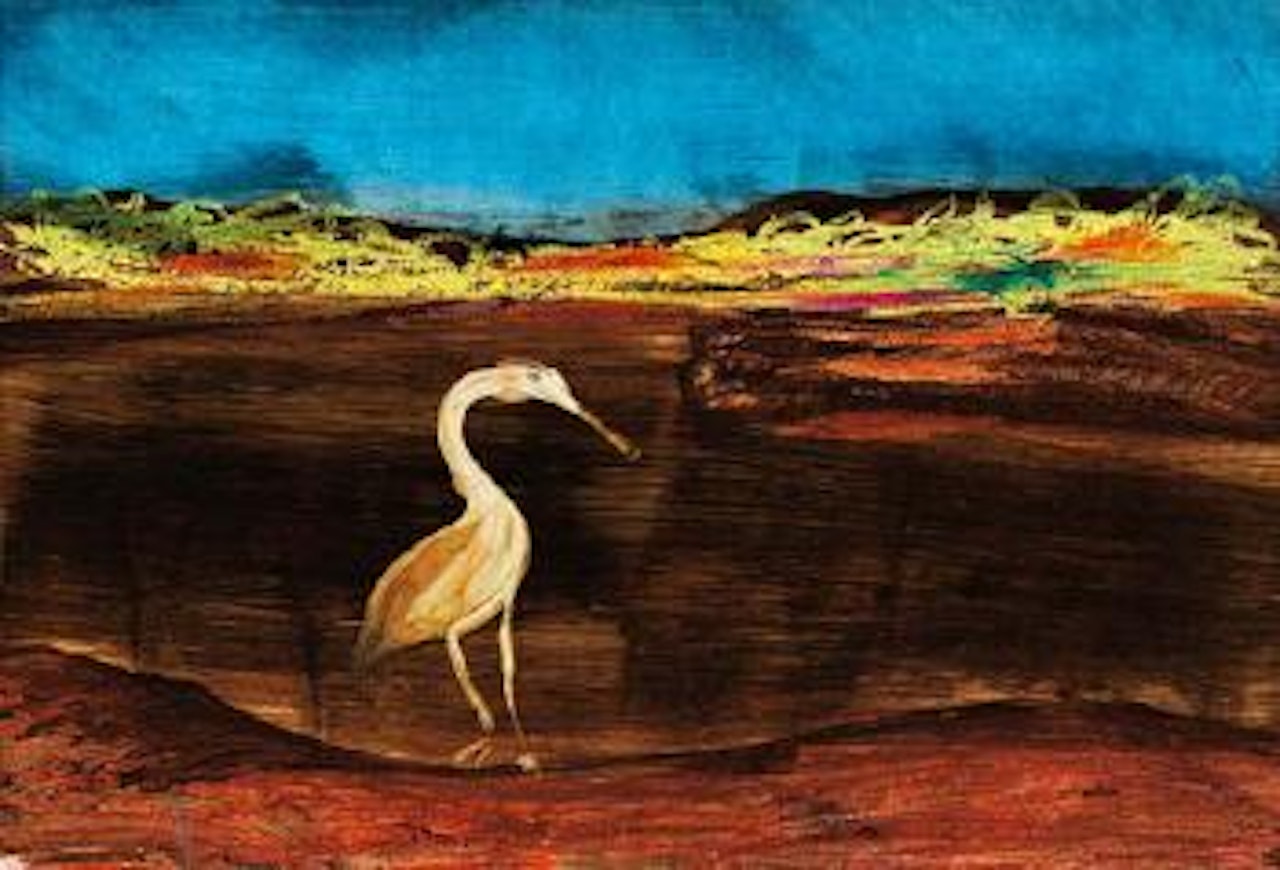 Central Australia with Brolga by Sidney Nolan