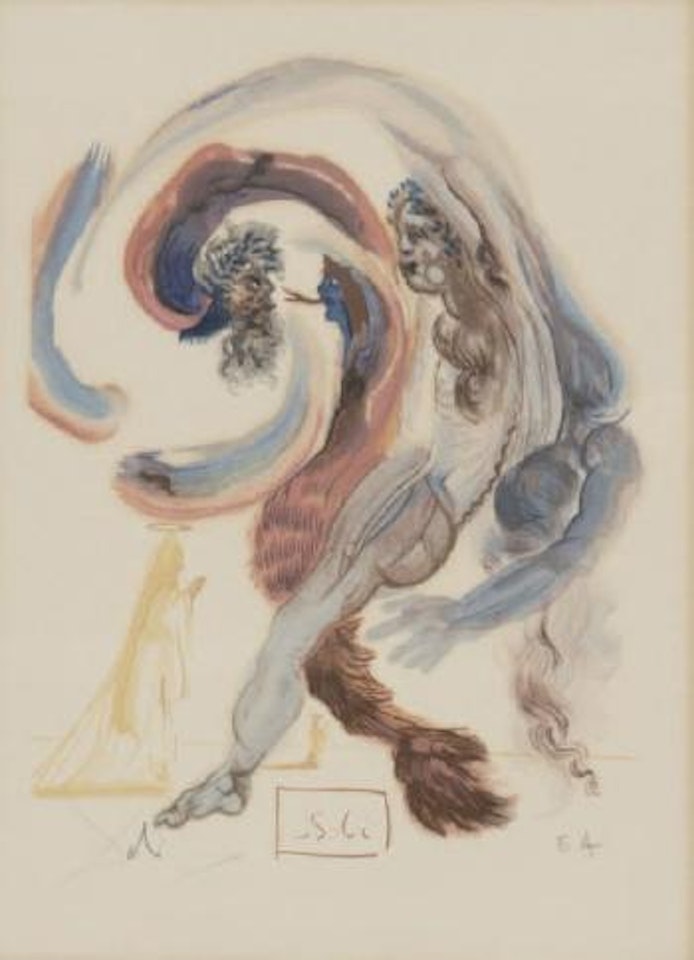 Illustration de Dante by Salvador Dali