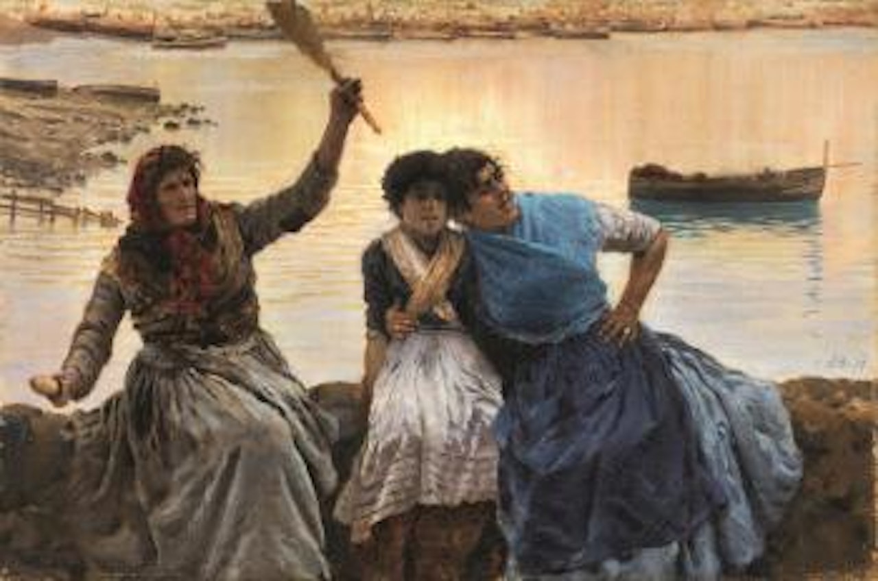 Au revoir! by Giuseppe de Nittis
