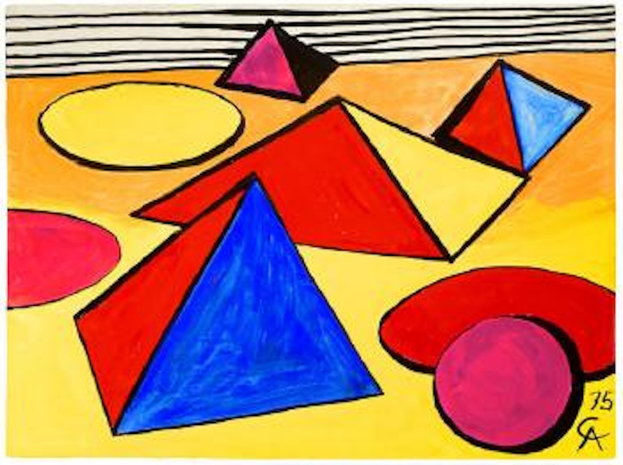 Mer de sable, 1975 by Alexander Calder