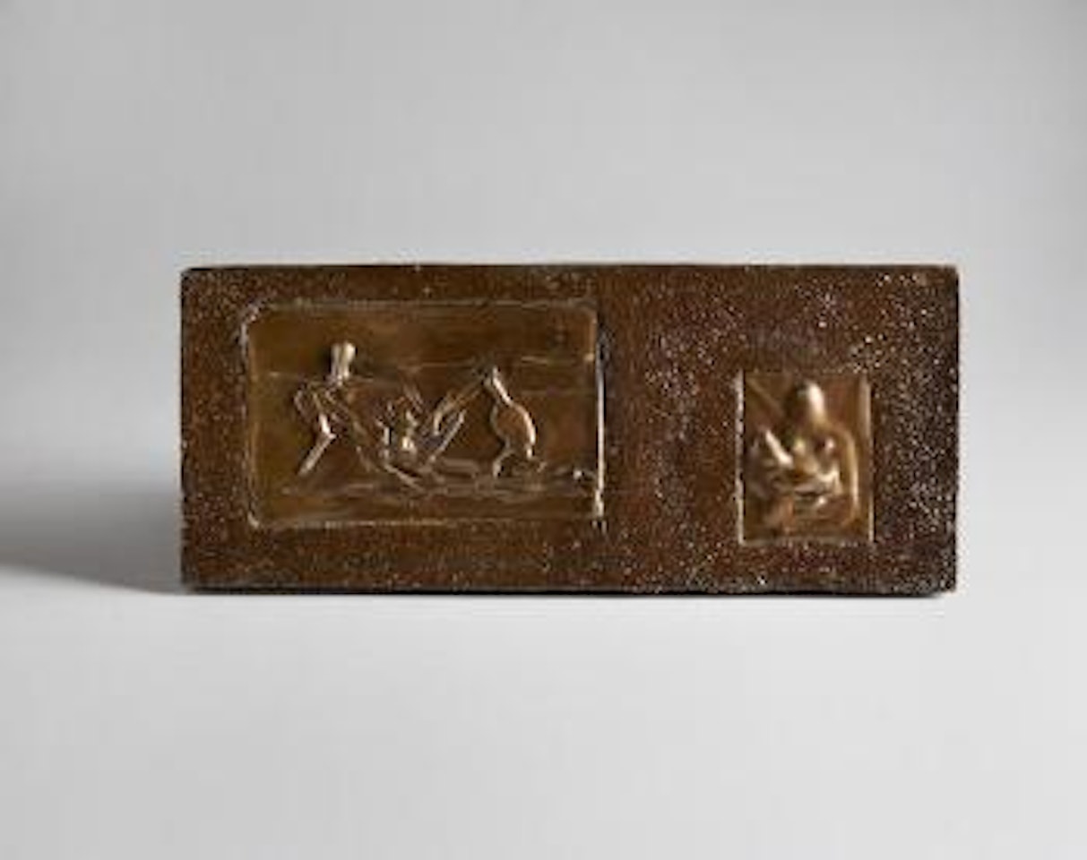 Relief: Three Quarters Mother and Child and Reclining Figure by Henry Moore