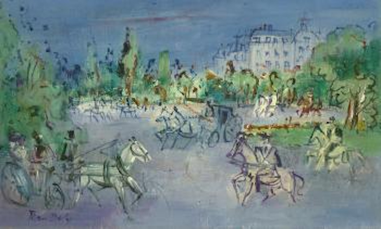 Calèches et cavaliers by Jean Dufy