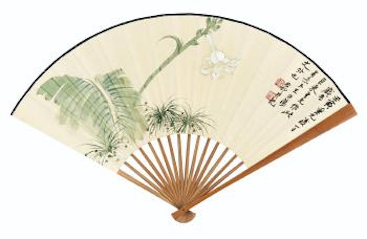 Plantain Lily; Narcissus by Xie Zhiliu