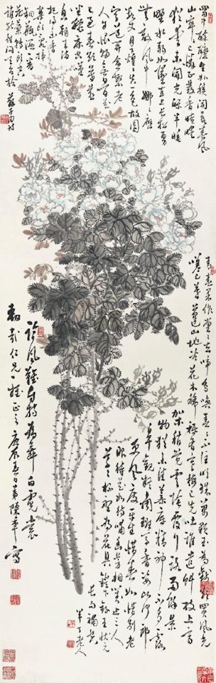 White Roses by Chen Banding