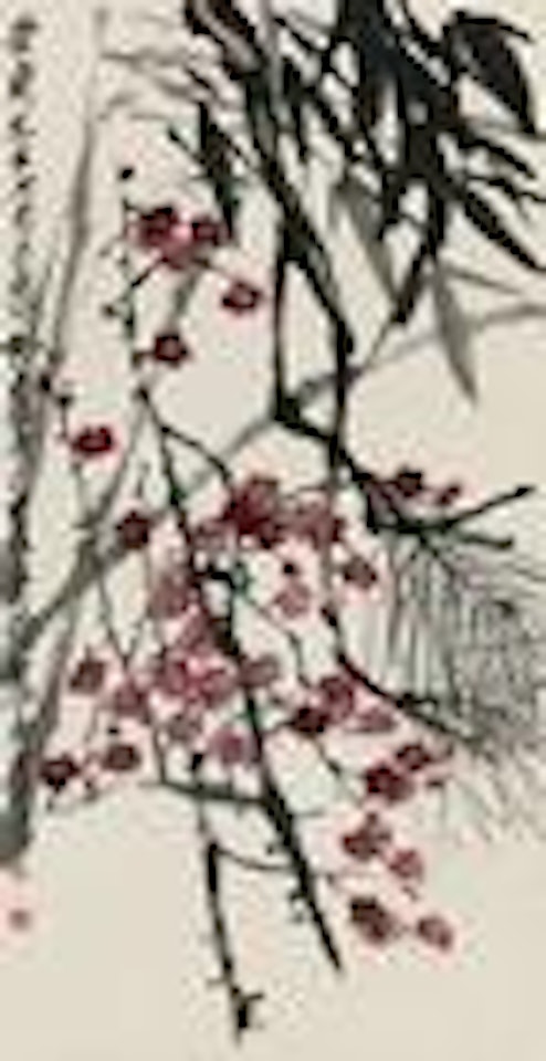 Plum, Pine, Bamboo by Qi Baishi
