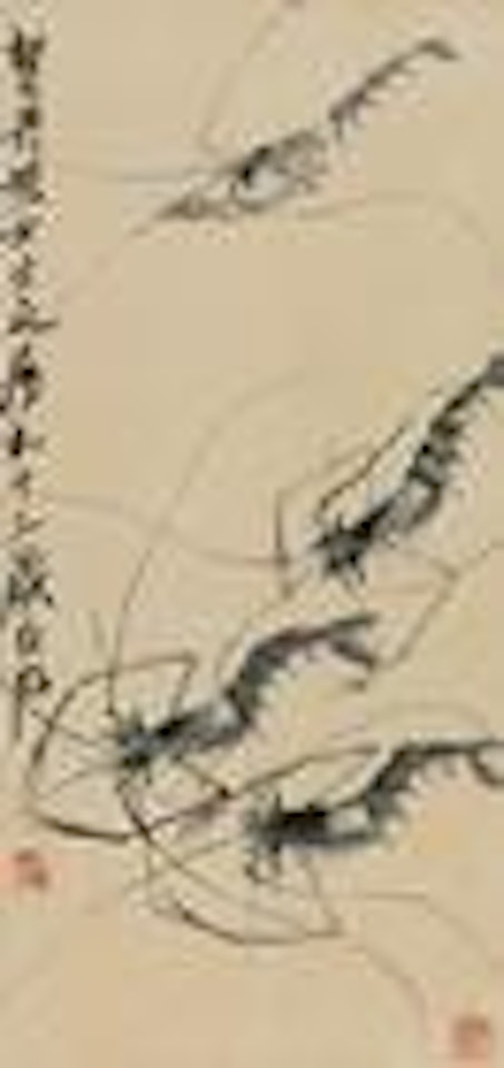 Shrimps by Qi Baishi