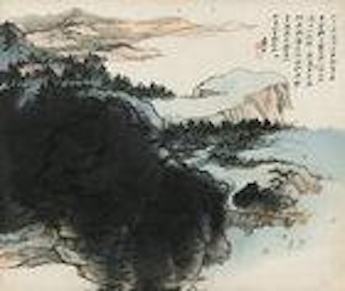 Landscape by Zhang Daqian