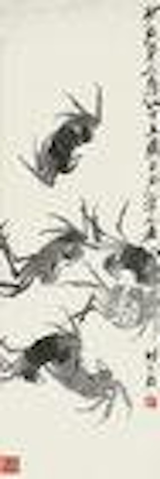 A group of crabs by Qi Baishi