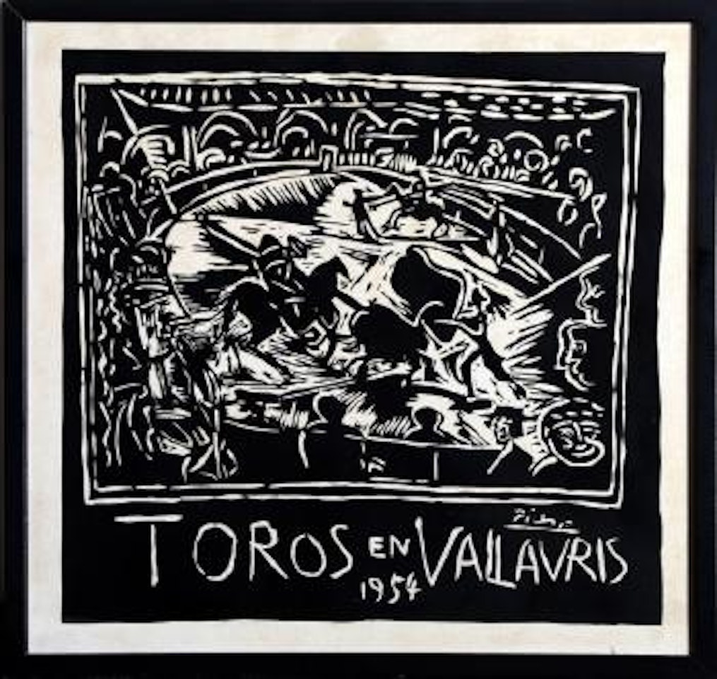 Toros en Vallauris by Pablo Picasso