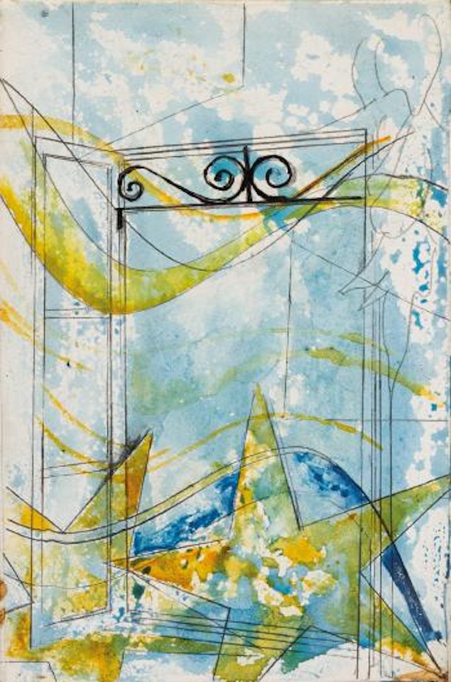 Particolare del viaggio [Detail of the journey] by Mario Schifano