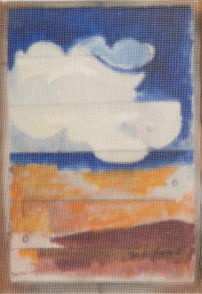 Senza titolo – Particolare di paesaggio [Untitled – Detail of landscape] by Mario Schifano