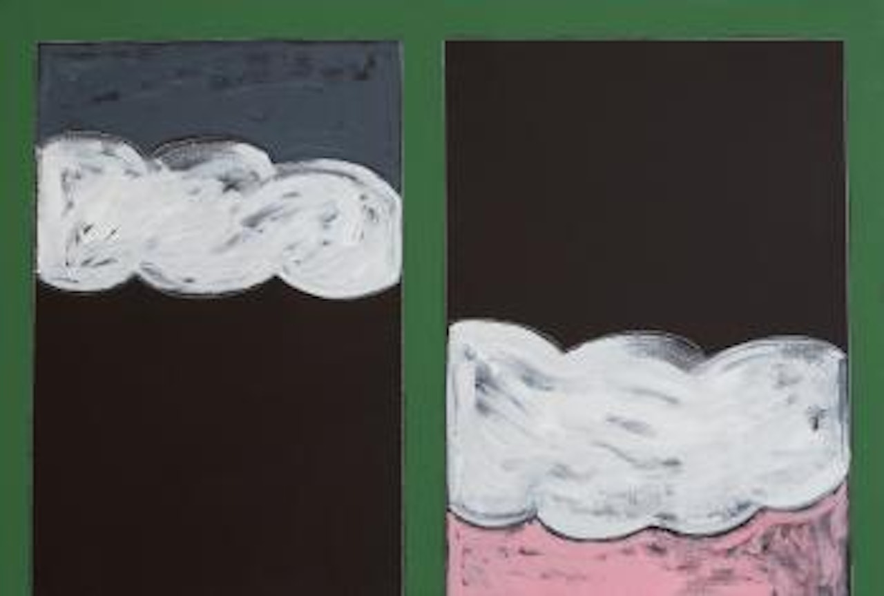 Finestra con nuvole [Window with clouds] by Tano Festa