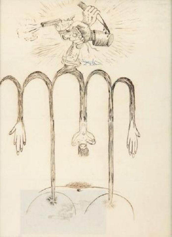 Cadavre exquis by Salvador Dali
