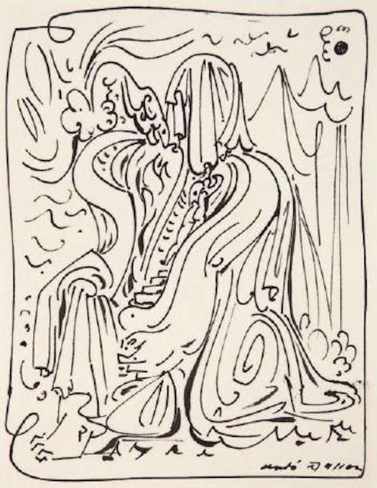Figure voilée by André Masson