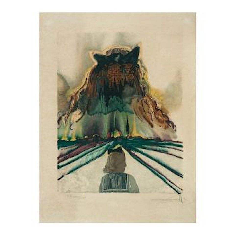 Gala, de la serie vier träume vom paradies by Salvador Dali