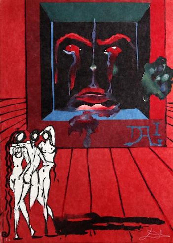 Obsession of the Heart (The World) from Visions Surrealiste by Salvador Dali