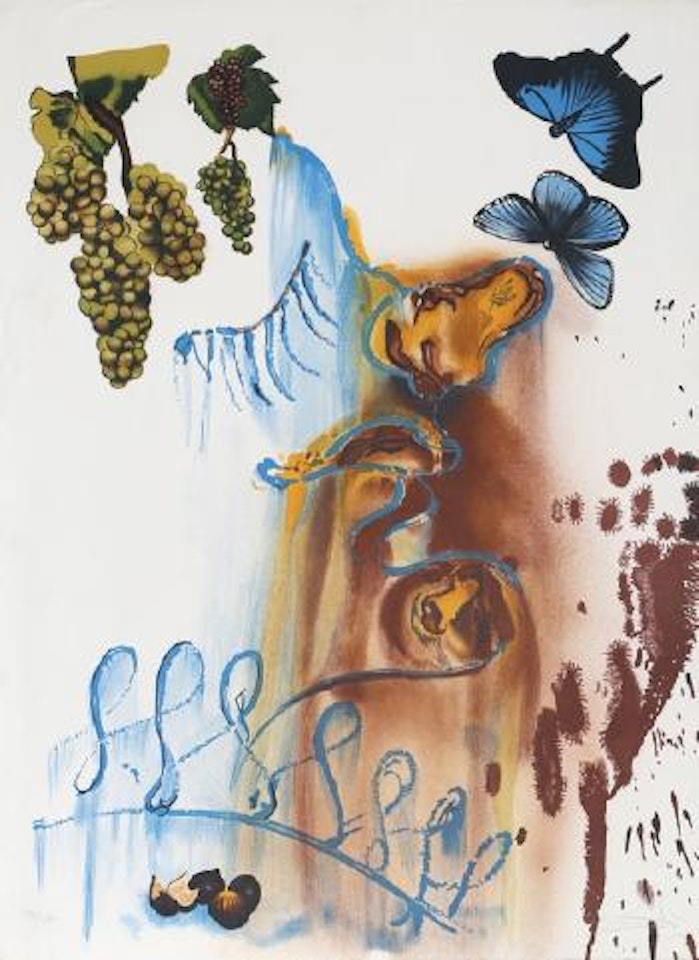 Autumn from the seasons by Salvador Dali