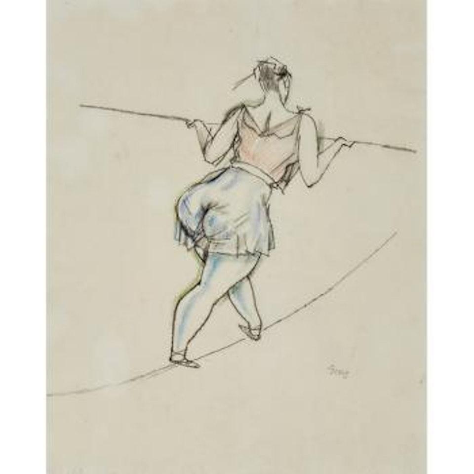 Drahtseiltanzerin Lina Panzer by George Grosz