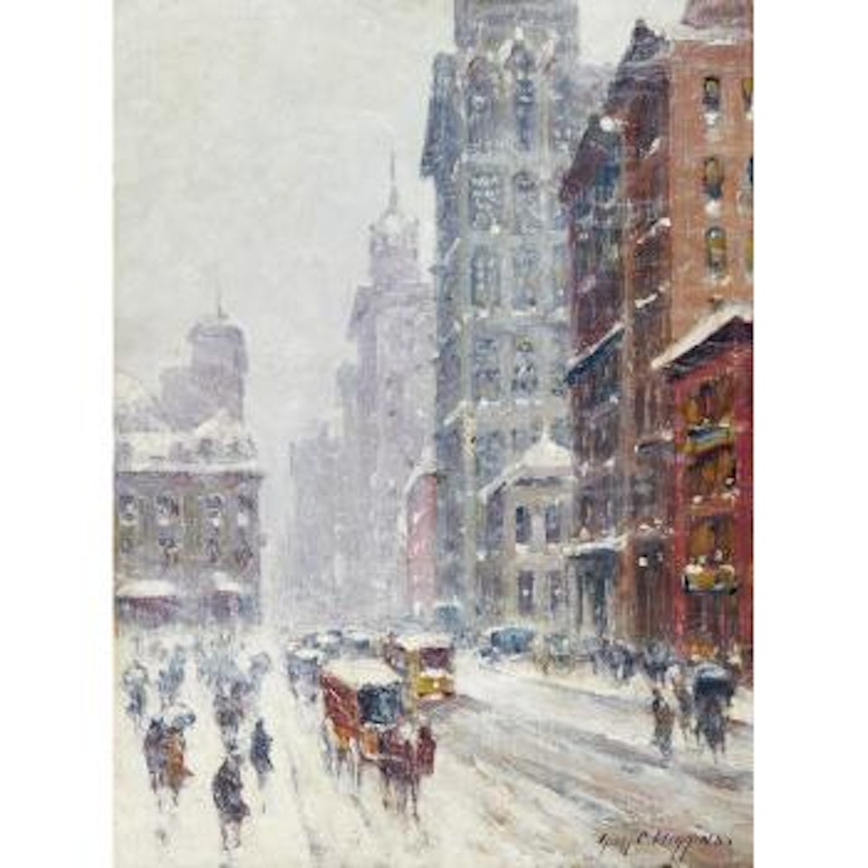 Downtown New York by Guy Carleton Wiggins