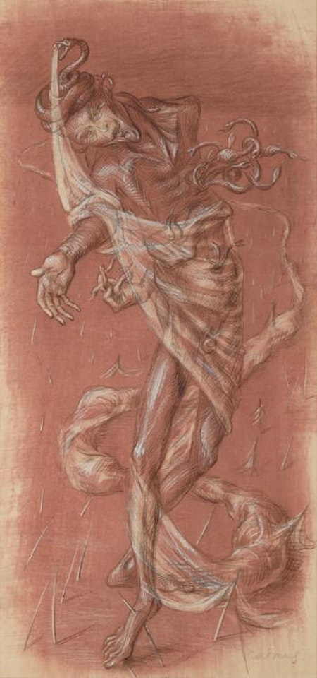 Envy #1, study for The Seven Deadly Sins by Paul Cadmus