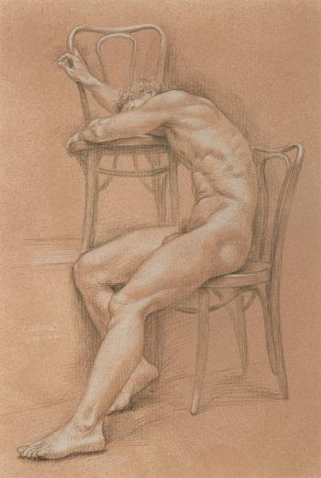 Seated Nude by Paul Cadmus