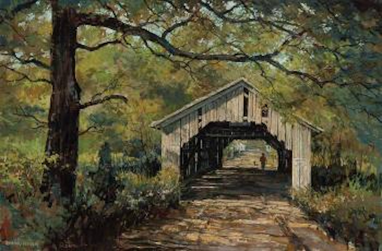 Covered Bridge by Eric Sloane