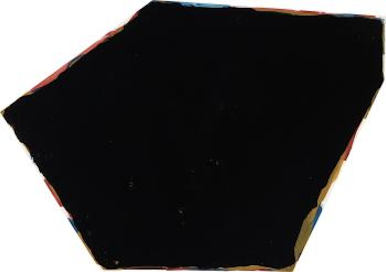 Irregular Shape - Black by Sol LeWitt