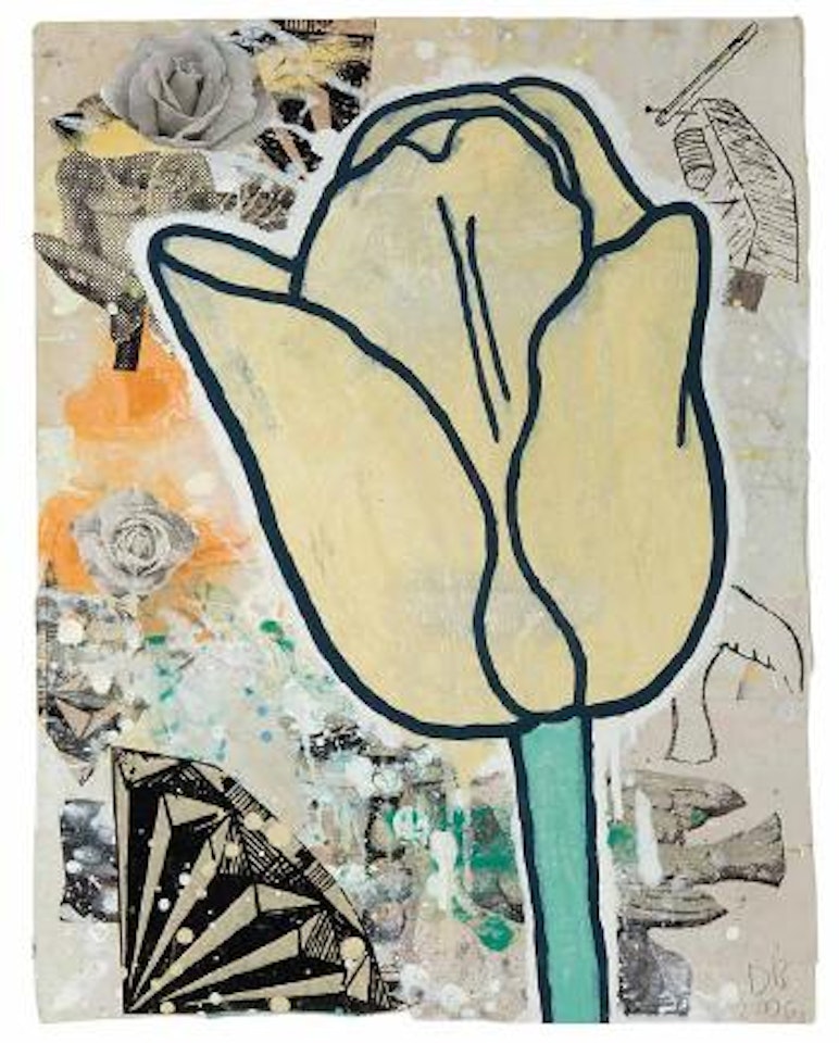 Yellow Tulip by Donald Baechler