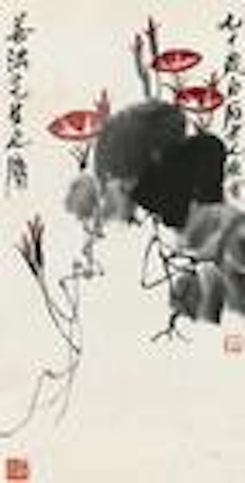 Morning glory by Qi Baishi