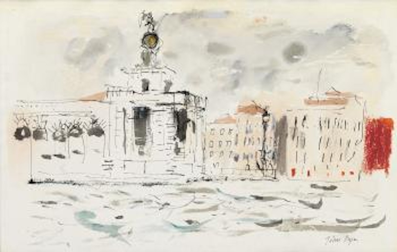 View of the Customs House, Grand Canal, Venice by John Piper