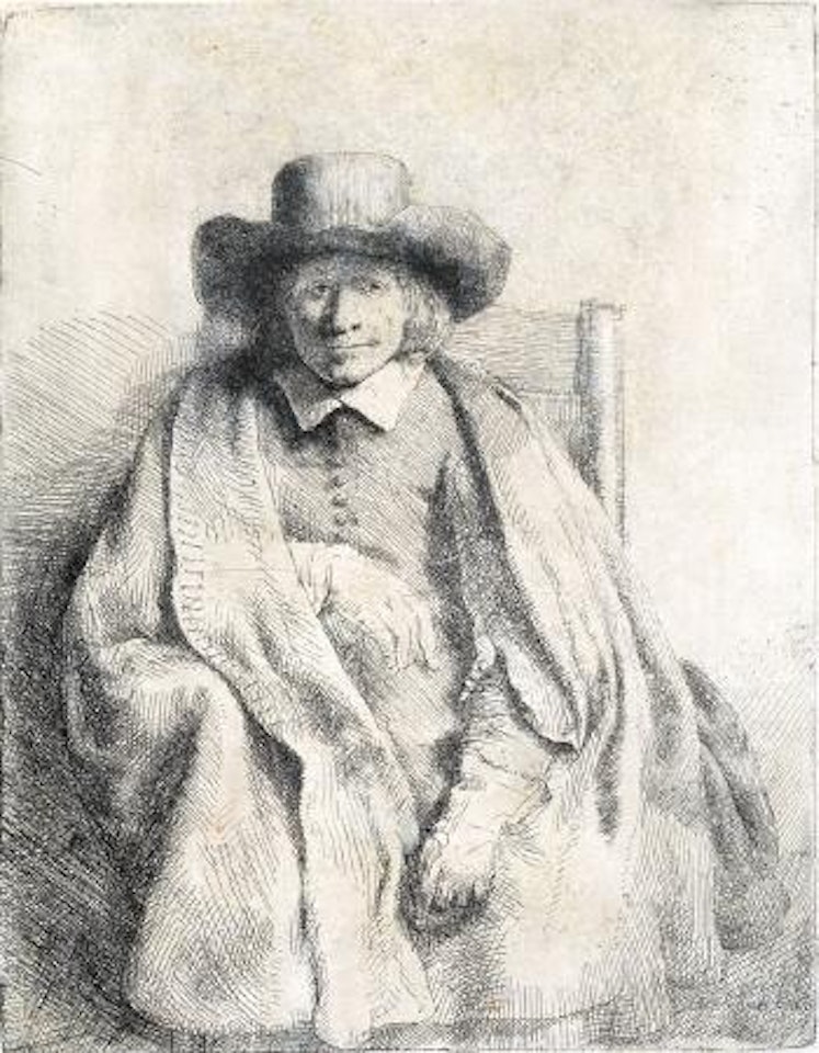 Clement de Jonghe, Printseller by Attributed to Rembrandt Harmensz van Rijn