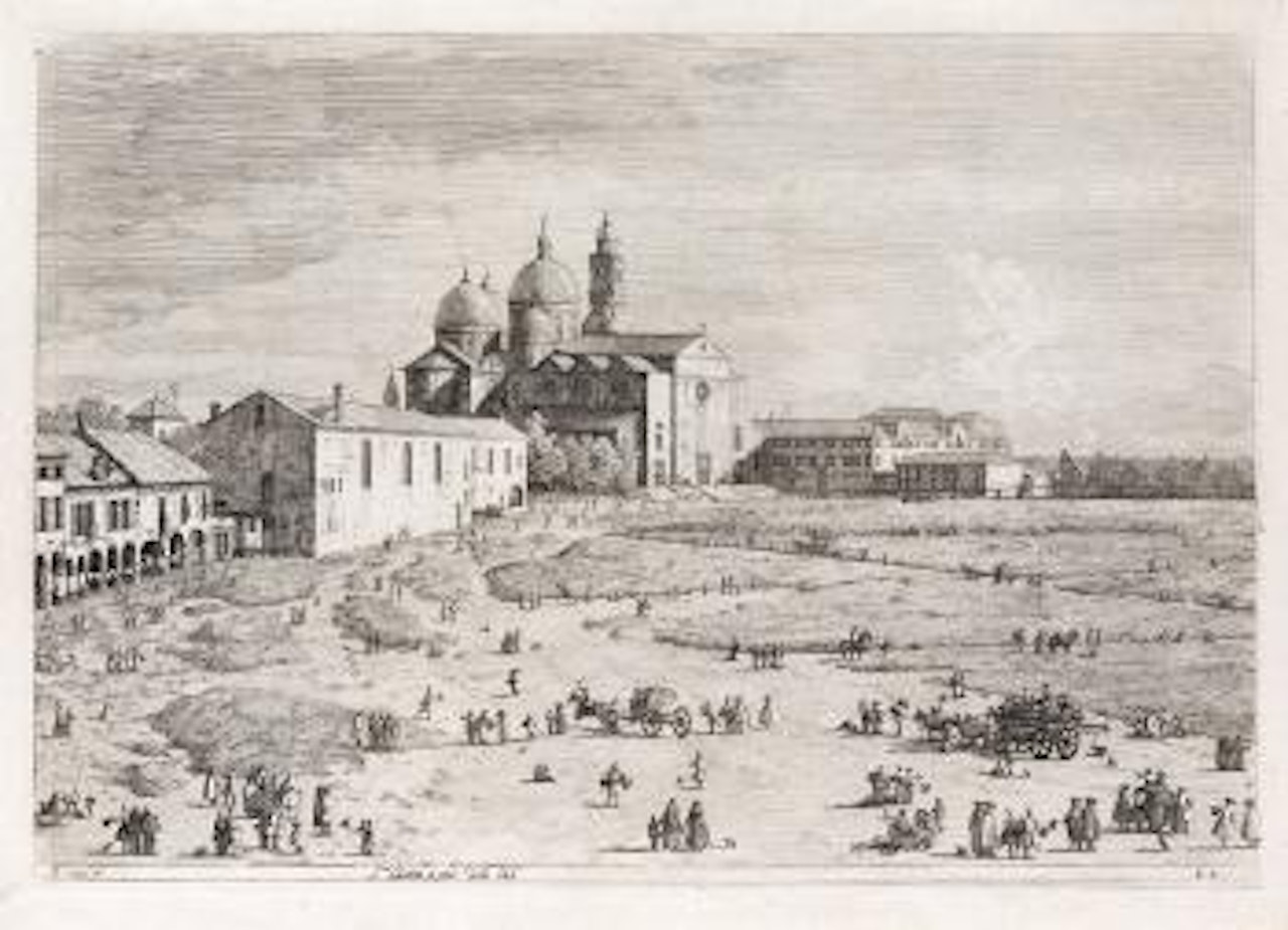 S. Giustina in prà della Valle by Canaletto