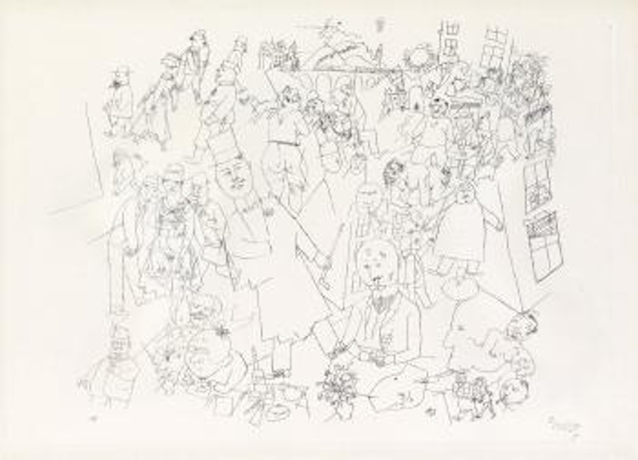 Bürgerliche Welt by George Grosz