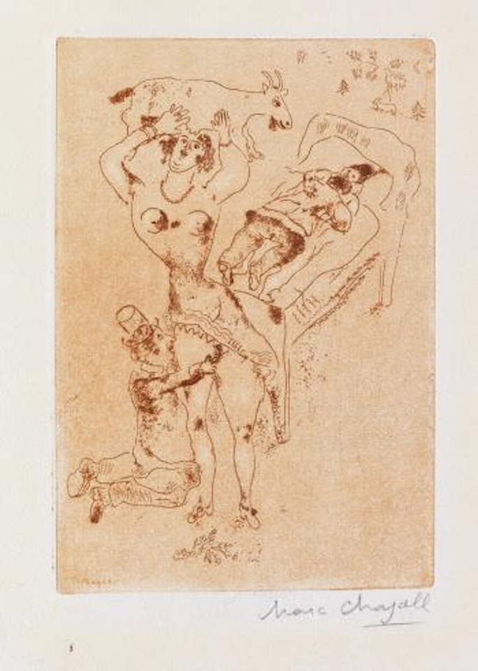 Die Wollust, III by Marc Chagall